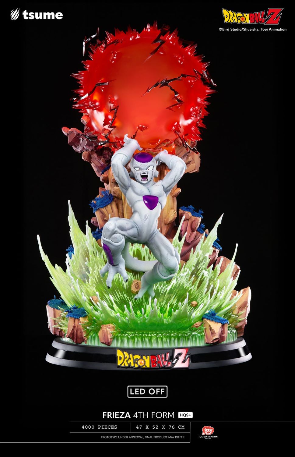 Figura Hqs Dragon Ball Z Freezer Cuarta Forma