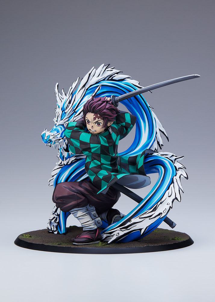 Demon Slayer: Kimetsu no Yaiba Estatua 1/8 Tanjiro Kamado Total Concentration Paint Ver. 19 cm