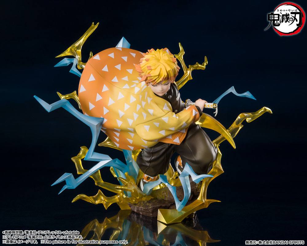 Demon Slayer Estatua PVC FiguartsZERO Zenitsu Agatsuma Thunderclap and Flash 15 cm