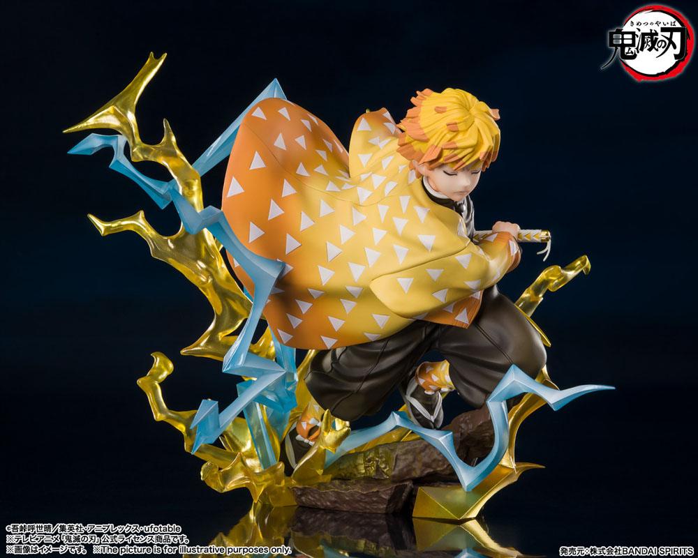 Demon Slayer Estatua PVC FiguartsZERO Zenitsu Agatsuma Thunderclap and Flash 15 cm | FRIKIVILLA