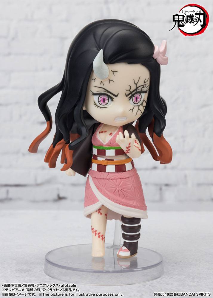 Demon Slayer: Kimetsu no Yaiba Figura Figuarts mini Nezuko Kamado Demon Form Advancing Ver. 9 cm