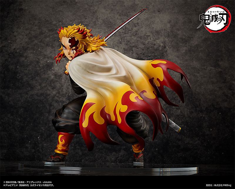 Demon Slayer: Kimetsu no Yaiba Estatua 1/4 Kyojuro Rengoku 42 cm | FRIKIVILLA