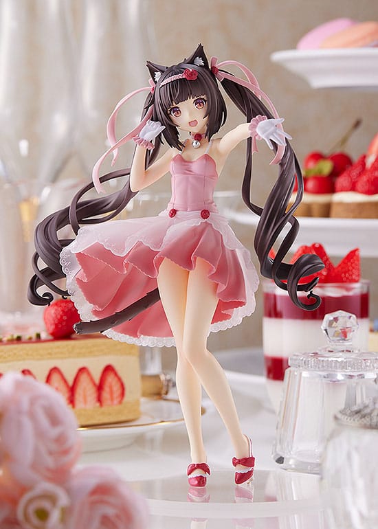 Nekopara Estatua PVC Pop Up Parade Chocola: Cocktail Dress Ver. 17 cm