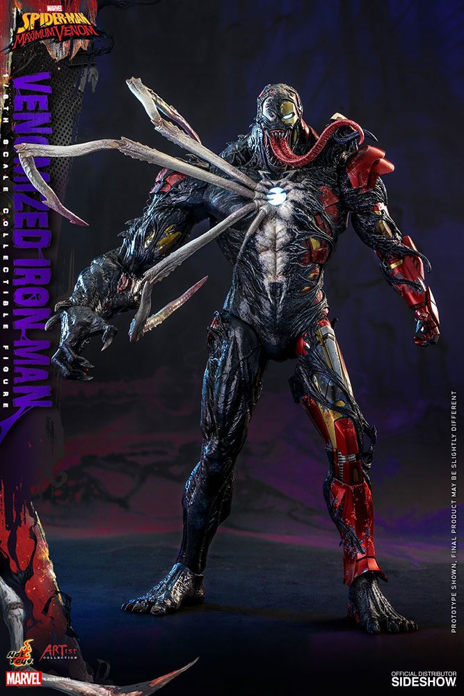 Marvel’s Spider-Man: Maximum Venom Figura Artist Collection 1/6 Venomized Iron Man 35 cm