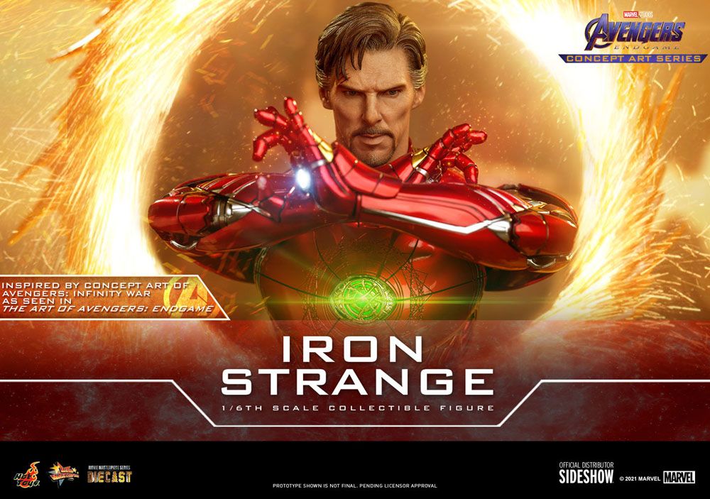 Vengadores: Endgame Figura Concept Art Series PVC 1/6 Iron Strange 32 cm