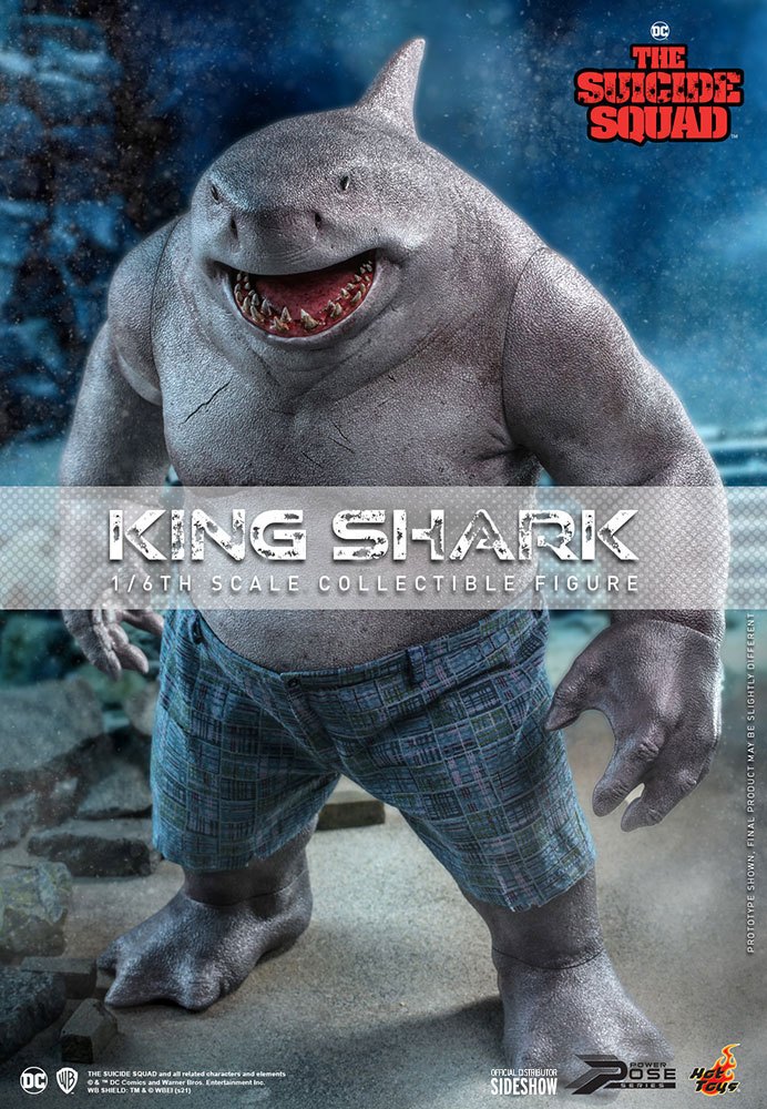 Escuadrón Suicida Figura Movie Masterpiece 1/6 King Shark 35 cm