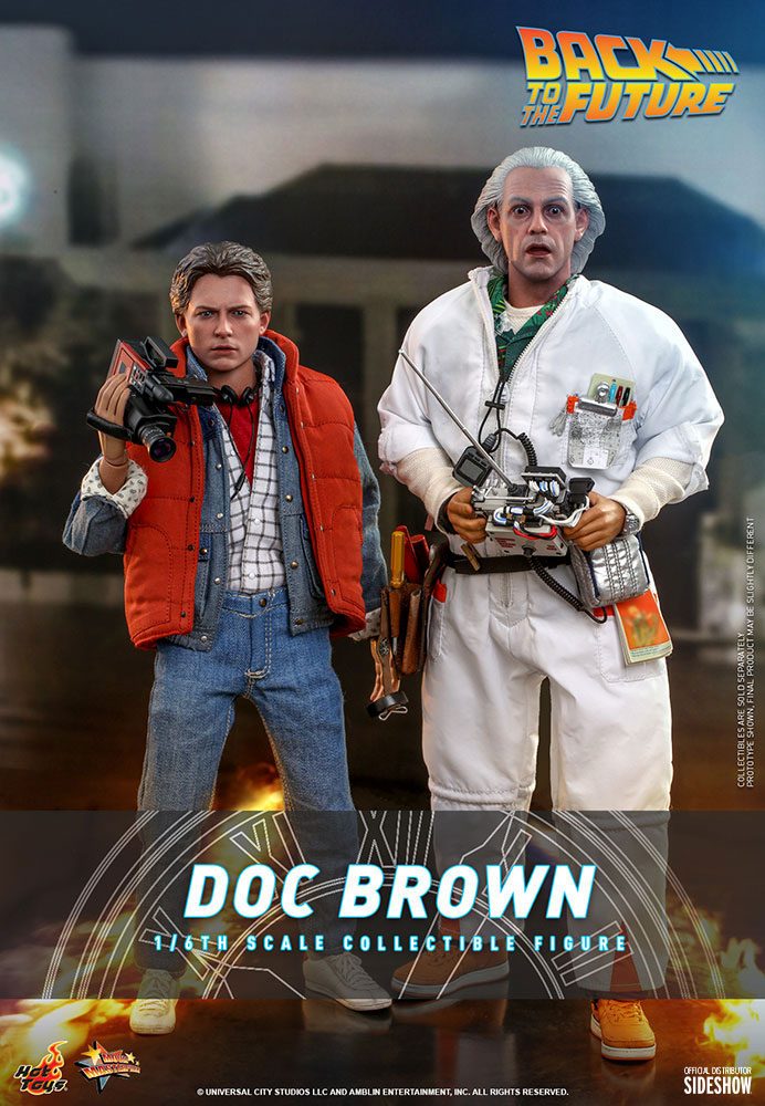 Regreso al futuro Figura Movie Masterpiece 1/6 Doc Brown 30 cm