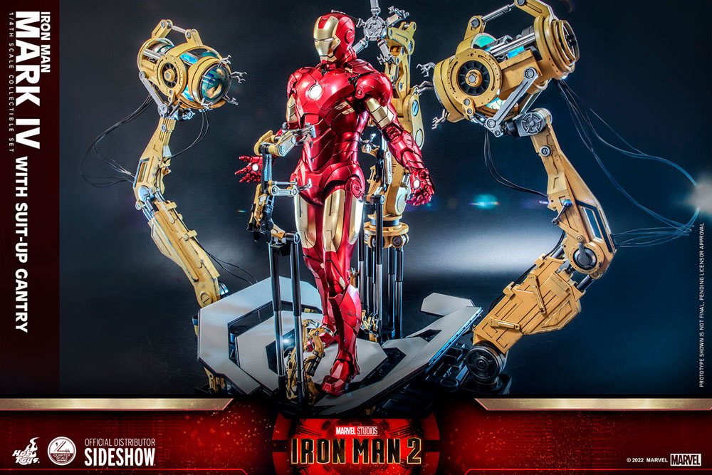 Iron Man Mark IV with Suit-Up Gantry 49 cm - Iron Man 2 Figura 1/4 | FRIKIVILLA