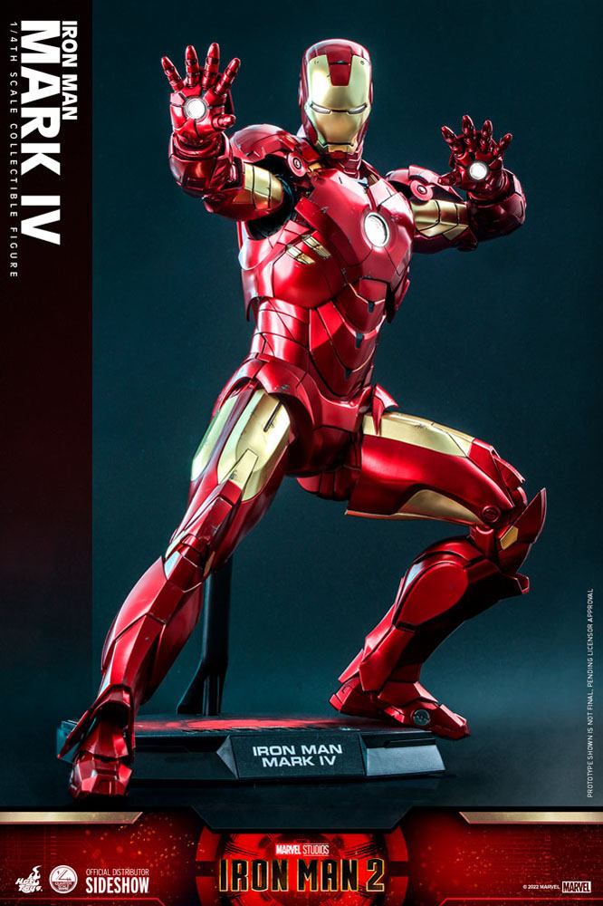 Iron Man 2 Figura 1/4 Iron Man Mark IV 49 cm | FRIKIVILLA