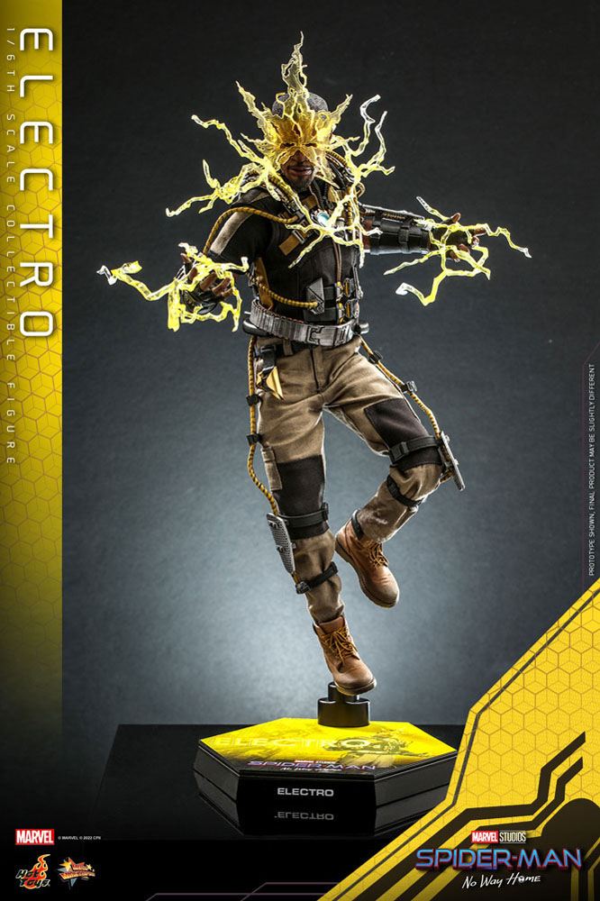 Electro 29 cm - The Amazing Spider-Man 2 Figura Movie Masterpiece 1/6 | FRIKIVILLA