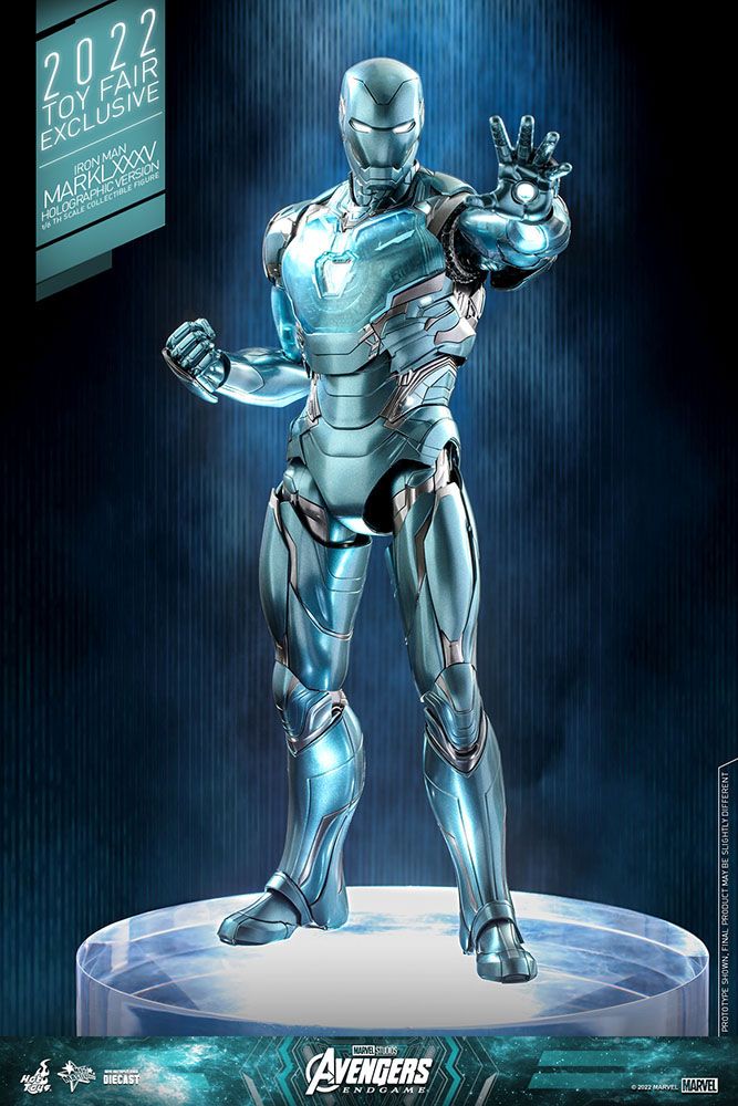 Vengadores: Endgame Figura Diecast 1/6 Iron Man Mark LXXXV (Holographic Version) 2022 Toy Fair Exclusive 33 cm