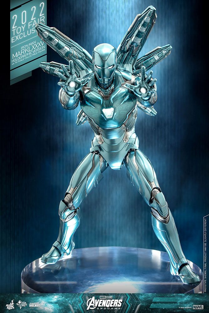 Vengadores: Endgame Figura Diecast 1/6 Iron Man Mark LXXXV (Holographic Version) 2022 Toy Fair Exclusive 33 cm | FRIKIVILLA