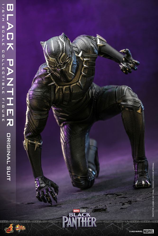 Black Panther Figura Movie Masterpiece 1/6 Black Panther (Original Suit) 31 cm