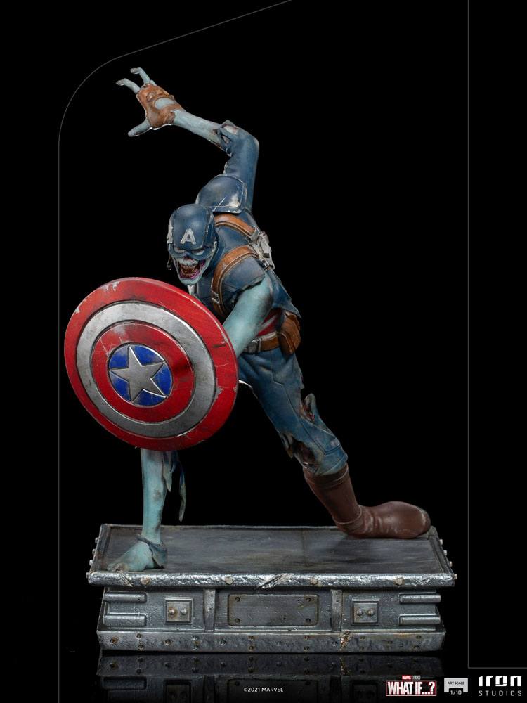 What If…? Estatua 1/10 Art Scale Captain America Zombie 22 cm