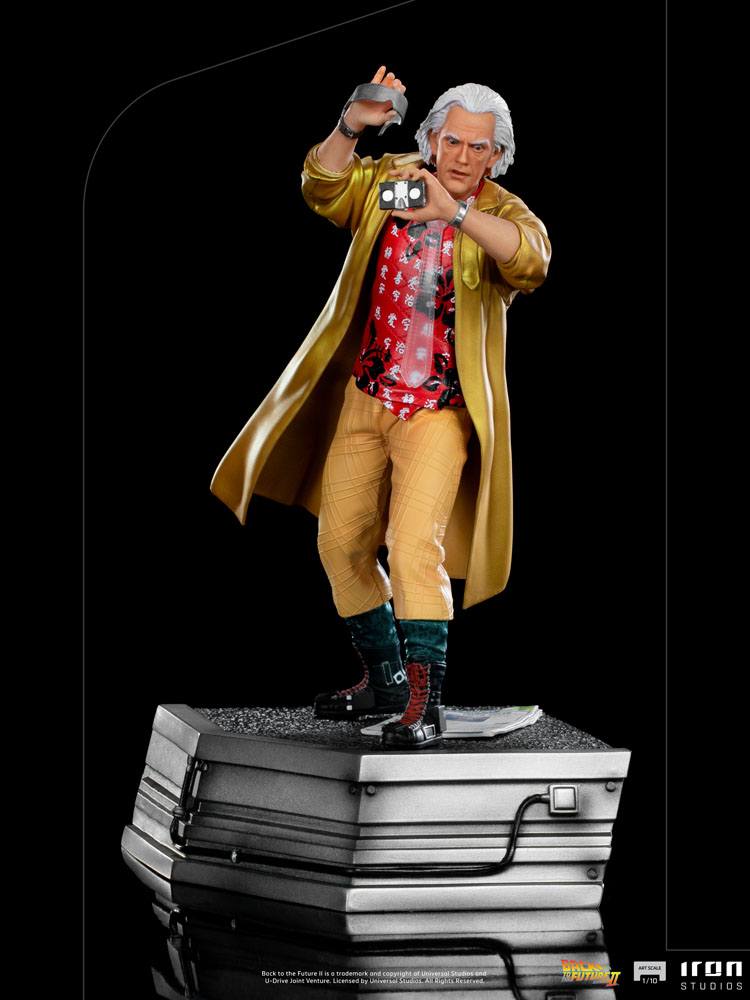 Regreso al Futuro II Estatua 1/10 Art Scale Doc Brown 25 cm