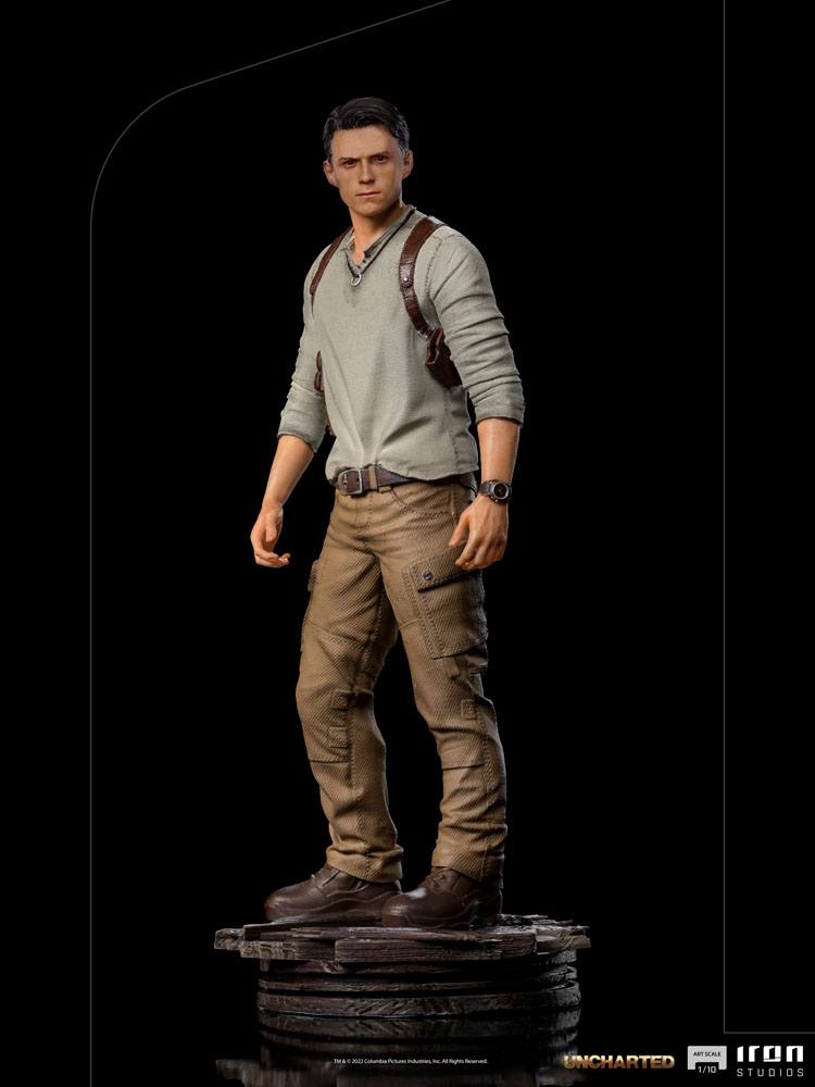 Uncharted Movie Estatua Art Scale 1/10 Nathan Drake 20 cm