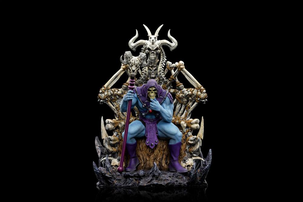 Masters of the Universe Estatua Art Scale Deluxe 1/10 Skeletor on Throne Deluxe 29 cm