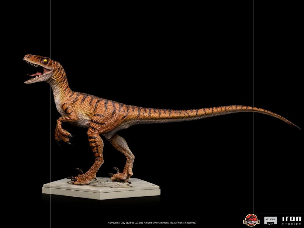 Jurassic World The Lost World Estatua 1/10 Art Scale Velociraptor 15 cm