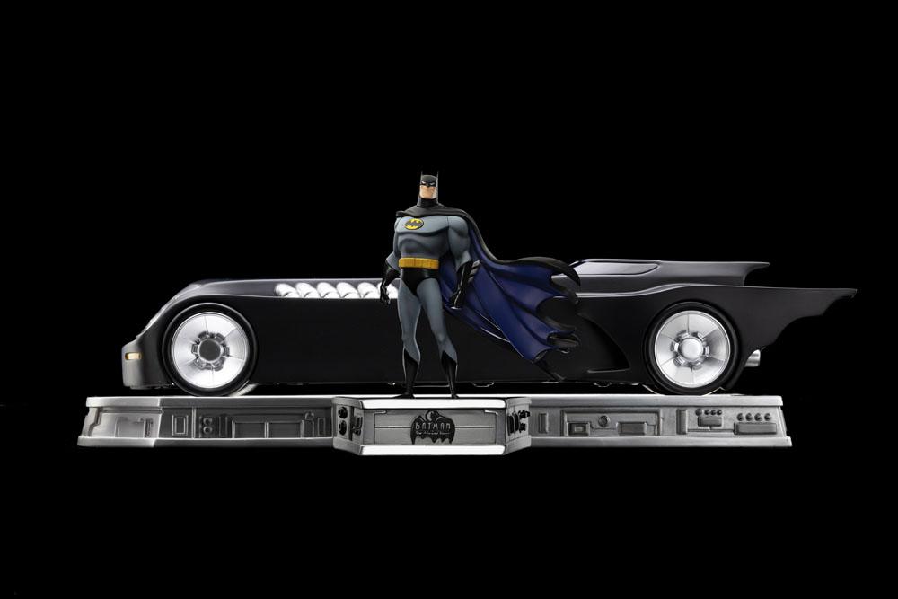 Batman The Animated Series (1992) Set Art Scale 1/10 Deluxe Batman and Batmobile 24 cm