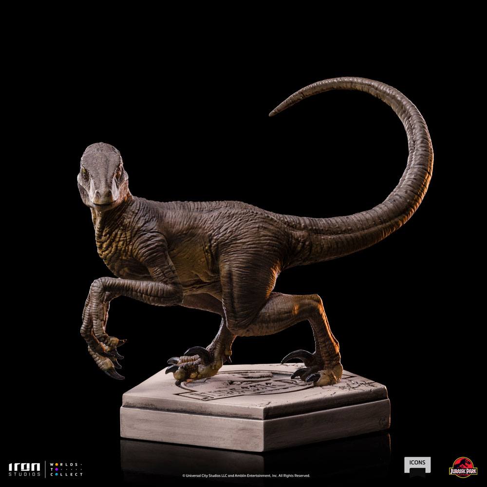 Jurassic World Icons Estatua Velociraptor C 7 cm