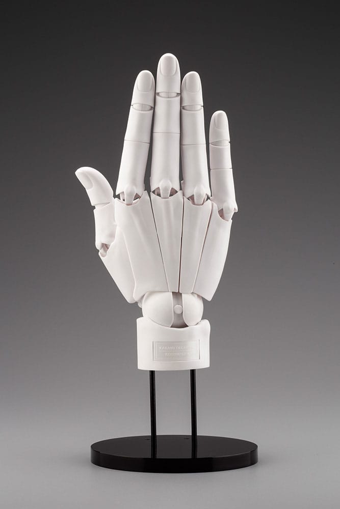 Takahiro Kagami Artist Support Item Hand PVC 1/1 Model/R White 21 cm