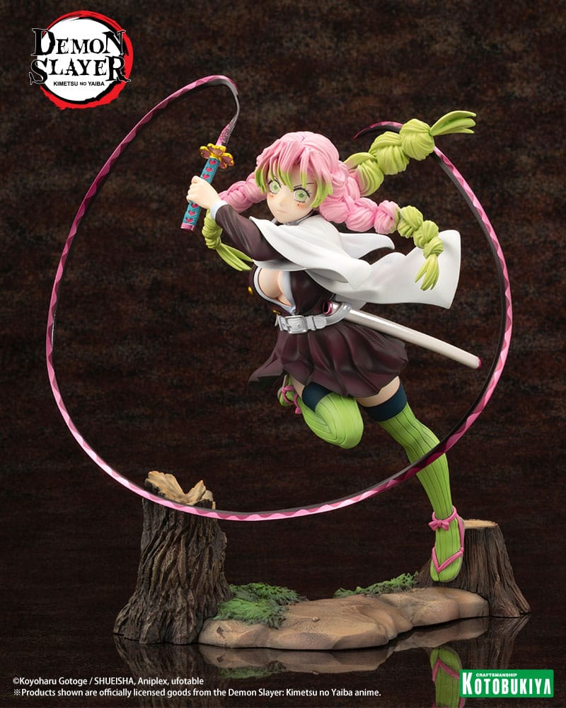 Demon Slayer: Kimetsu no Yaiba Estatua ARTFXJ PVC 1/8 Mitsuri Kanroji Bonus Edition 25 cm