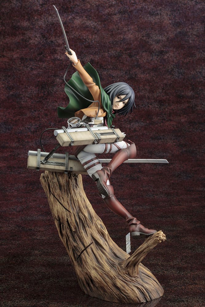 Attack on Titan Estatua ARTFXJ PVC 1/8 Mikasa Ackerman Renewal Package Ver. 35 cm