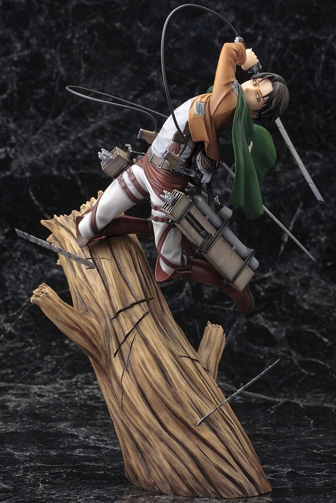 Attack on Titan Estatua ARTFXJ PVC 1/8 Levi Renewal Package Ver. 28 cm