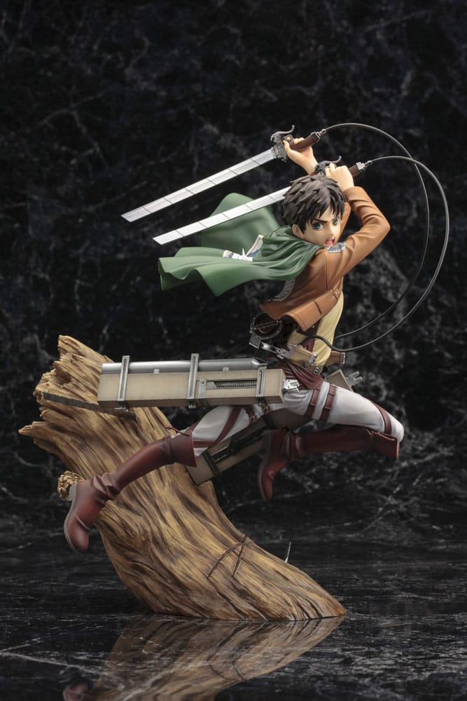 Attack on Titan Estatua ARTFXJ PVC 1/8 Eren Yeager Renewal Package Ver. 26 cm