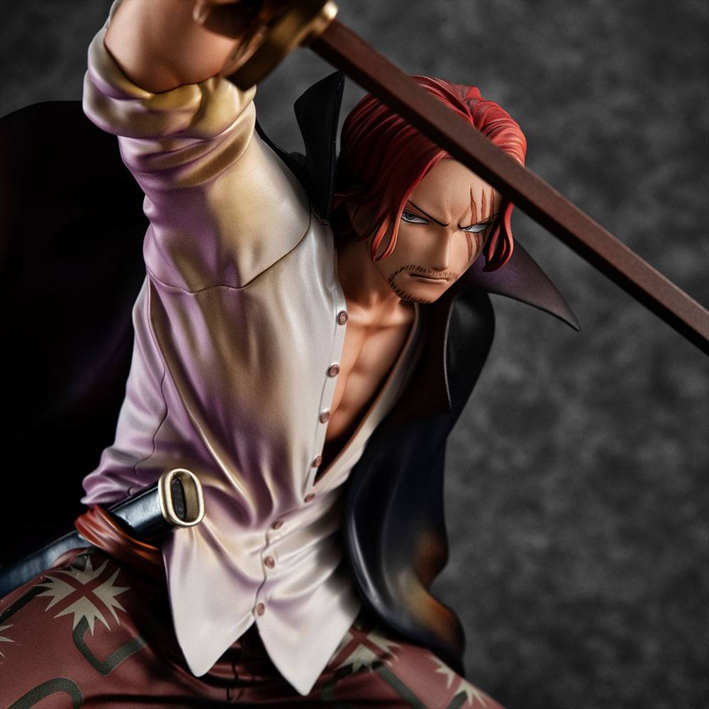 One Piece Estatua PVC P.O.P. Playback Memories Red-haired Shanks 21 cm