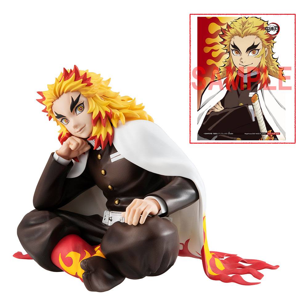 Demon Slayer Kimetsu no Yaiba Estatua PVC G.E.M. Rengoku Palm Size Edition Deluxe 9 cm