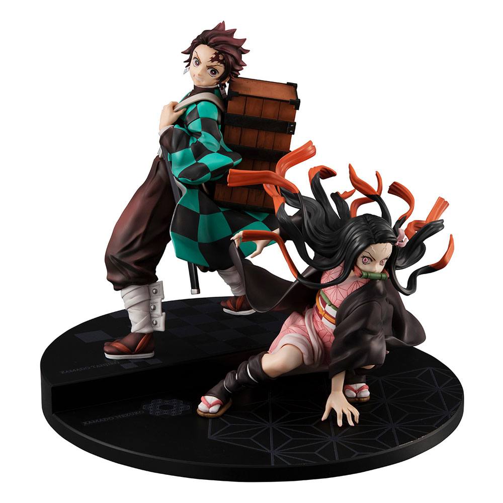 Demon Slayer Kimetsu no Yaiba Serie G.E.M. Precious Estatuas Kamado Brother & Sister 13 – 17 cm