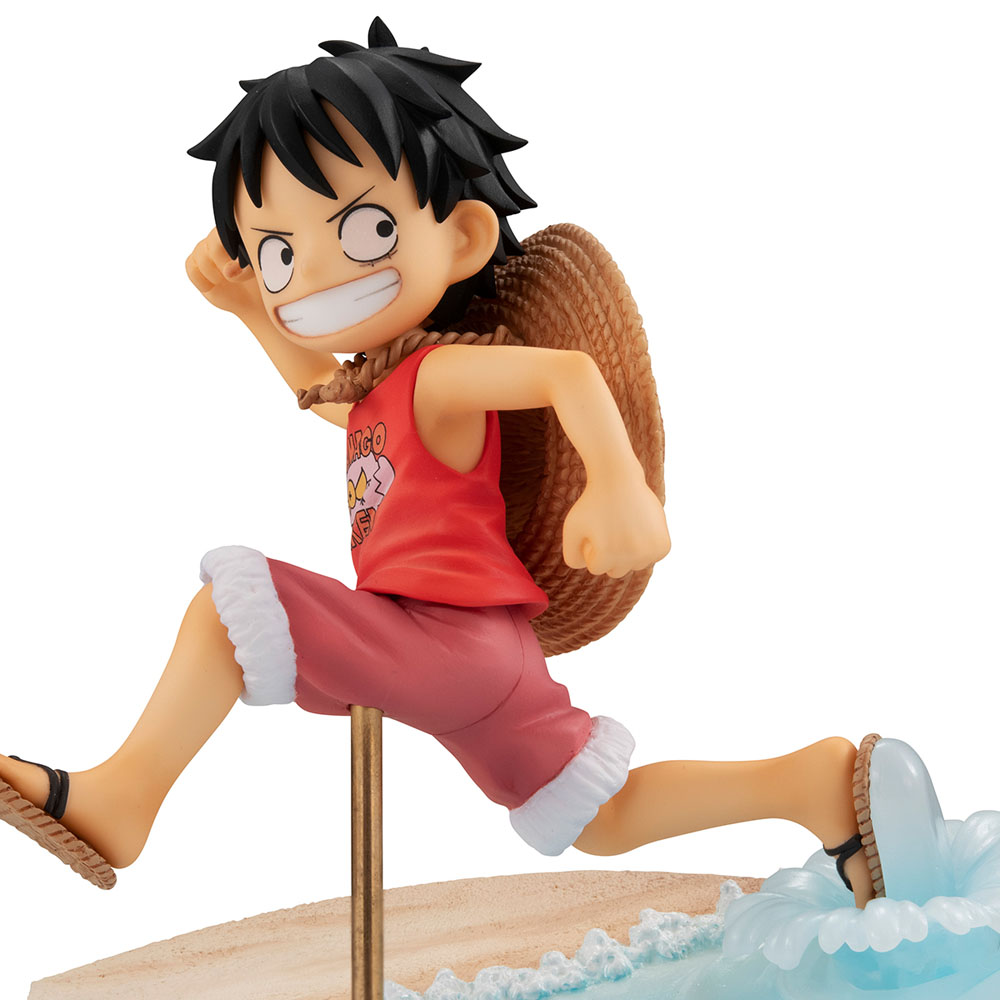 One Piece Serie G.E.M. Estatua PVC Monkey D. Luffy Run! Run! Run! 12 cm